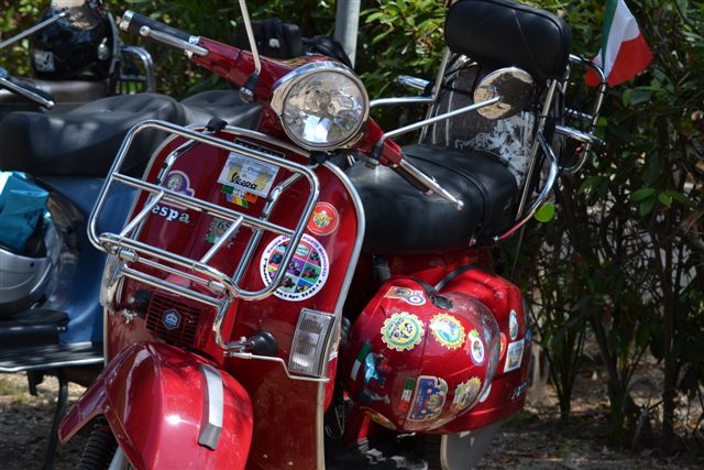 Vespa pronta per il raduno (Foto Vespa Club Capoliveri)